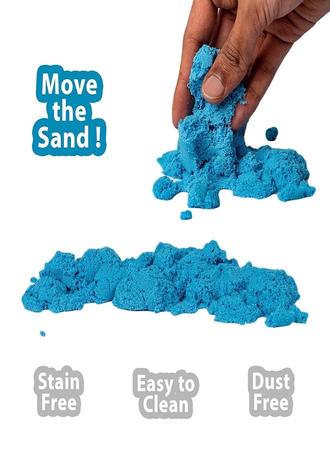 Firstly Traders Pack of 12 Mini Sand Multi Color for Kids with 12 Assorted Moulds+3 Modelling Tools - Kinetic Sand Kit Activity Toys, Soft Sand Clay Toys for Boys & Girls - Image 5